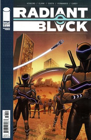 Radiant Black 37A published by Image with cover art by Marcelo Costa