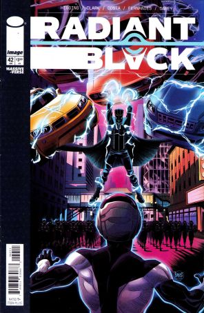Radiant Black 42A published by Image with cover art by Daniel Bayliss