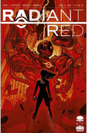 Radiant Red 1A published by Image with cover art by David Lafuente and Miquel Muerto