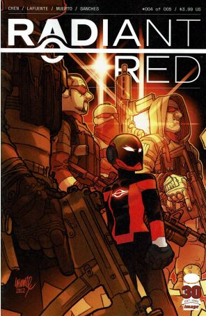 Radiant Red 4A published by Image with cover art by Darko Lafuente