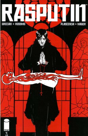 Rasputin 4 published by Image with cover art by Riley Rossmo