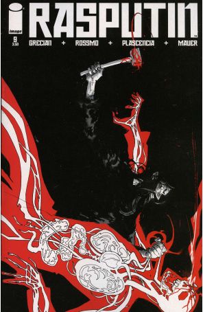 Rasputin 9 published by Image with cover art by Riley Rossmo