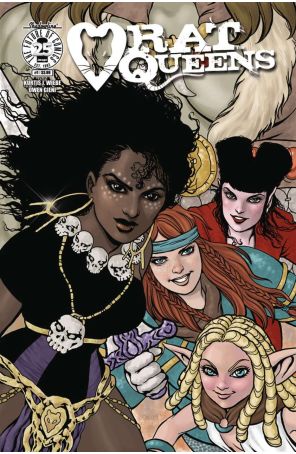 Rat Queens (2nd Series) 1B published by Image with cover art by Colleen Doran