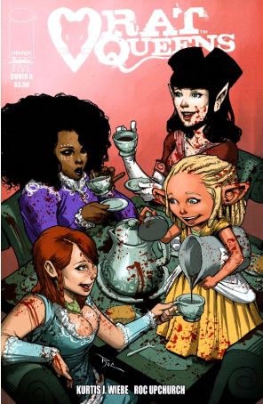 Rat Queens 5A published by Image with cover art by Roc Upchurch