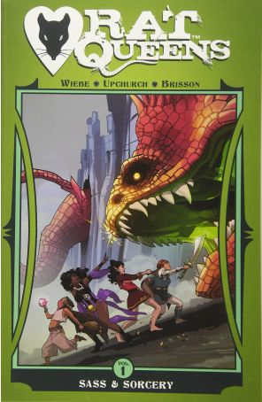 Rat Queens TPB 1 (6th) published by Image with cover art by Fiona Staples