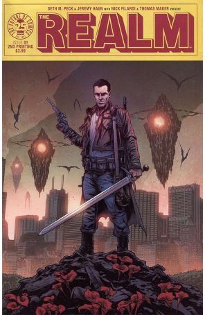 Realm (Image) 1 (2nd) published by Image with cover art by Jeremy Haun