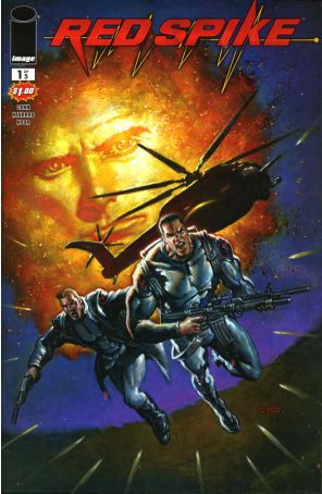 Red Spike 1 published by Image with cover art by Mark Texeira