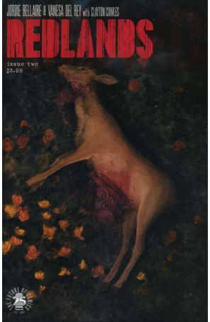 Redlands 2 published by Image with cover art by Rey Vanesa Del