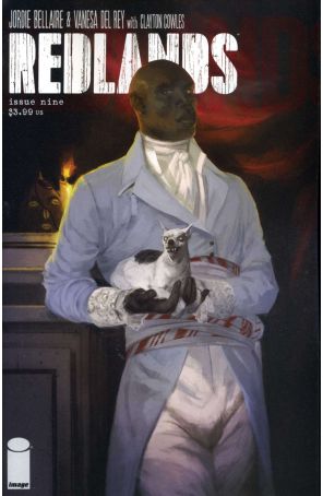 Redlands 9 published by Image with cover art by Rey Vanesa R. Del