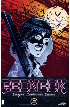 Redneck 13 published by Image with cover art by Lisandro Estherren
