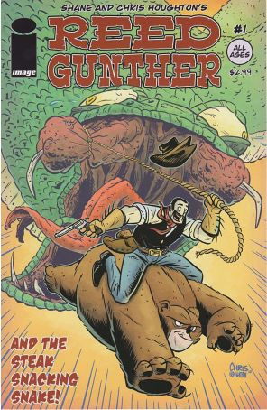 Reed Gunther 1 published by Image with cover art by Chris Houghton
