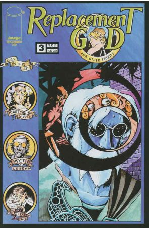 The Replacement God and Other Stories 3 published by Image with cover art by Zander Cannon