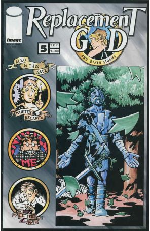 The Replacement God and Other Stories 5 published by Image with cover art by Zander Cannon