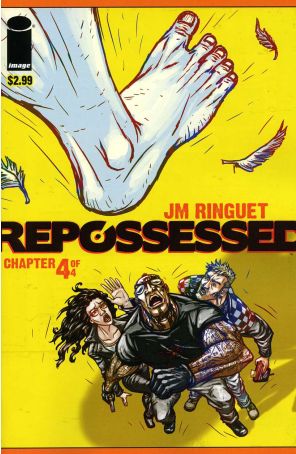 Repossessed 4 published by Image with cover art by J.M. Ringuet
