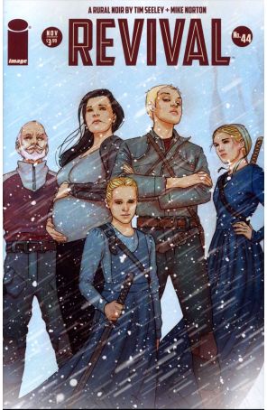 Revival 44 published by Image with cover art by Jenny Frison