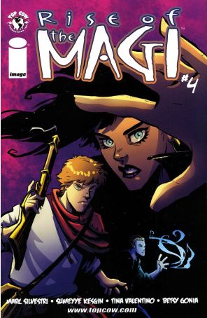 Rise of the Magi 4A published by Image with cover art by Sumeyye Kesgin