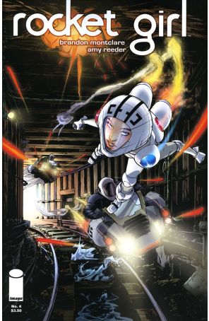 Rocket Girl (Image) 4 published by Image with cover art by Amy Reeder