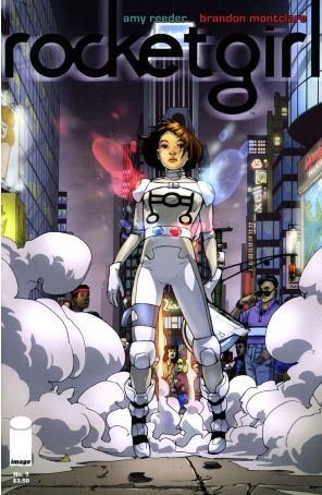 Rocket Girl (Image) 5 published by Image with cover art by Amy Reeder