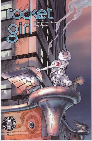 Rocket Girl (Image) 9 published by Image with cover art by Amy Reeder