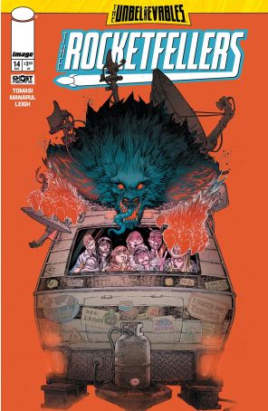 The Rocketfellers 14A published by Image with cover art by Francis Manapul