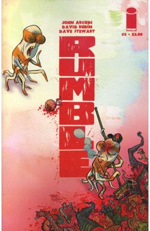 Rumble (2nd Series) 3A published by Image with cover art by David Rubin