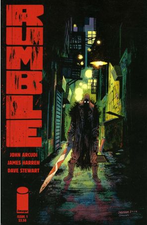 Rumble 1 published by Image with cover art by James Harren