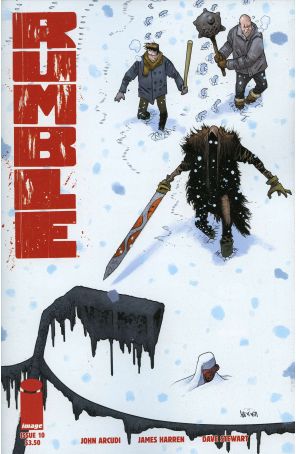 Rumble 10 published by Image with cover art by James Harren