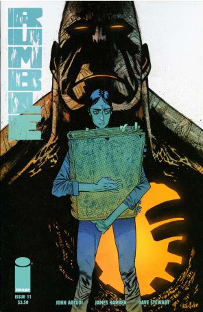 Rumble 11A published by Image with cover art by James Harren