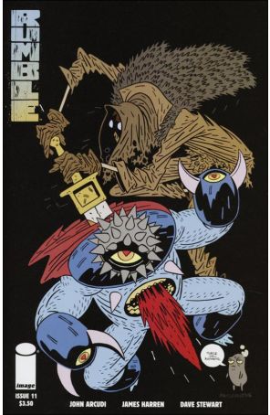 Rumble 11B published by Image with cover art by Andrew MacLean