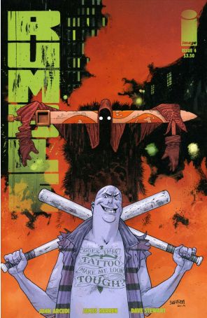 Rumble 4 published by Image with cover art by James Harren