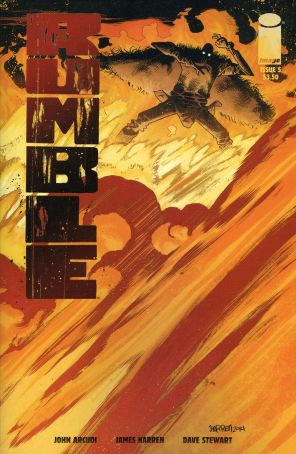Rumble 5 published by Image with cover art by James Harren