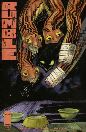 Rumble 7 published by Image with cover art by James Harren