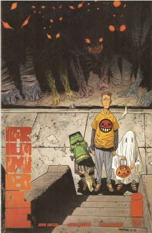 Rumble 8 published by Image with cover art by James Harren