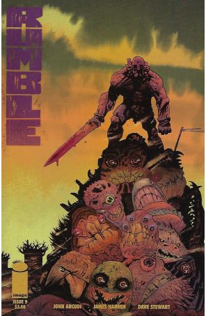 Rumble 9 published by Image with cover art by James Harren