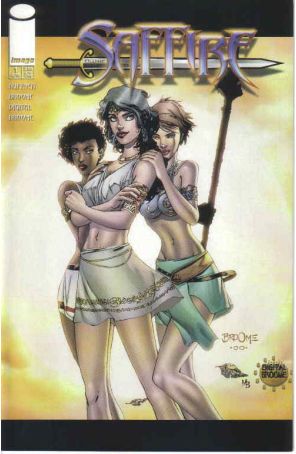 Saffire 1 published by Image with cover art by Matt Broome
