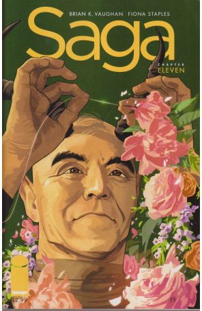 Saga (Image) 11 published by Image with cover art by Fiona Staples