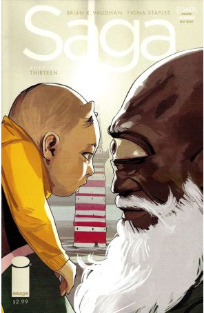 Saga (Image) 13 published by Image with cover art by Fiona Staples