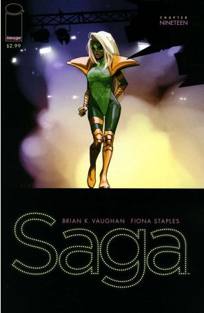 Saga (Image) 19 published by Image with cover art by Fiona Staples
