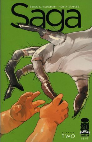 Saga (Image) 2 published by Image with cover art by Fiona Staples