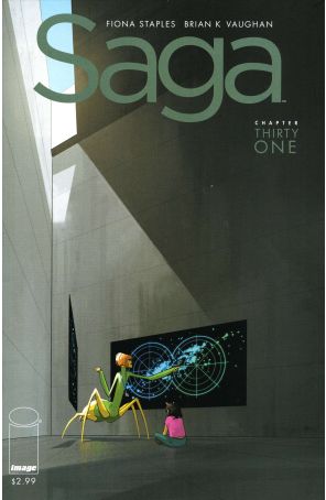 Saga (Image) 31 published by Image with cover art by Fiona Staples