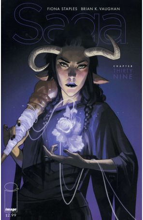 Saga (Image) 39 published by Image with cover art by Fiona Staples