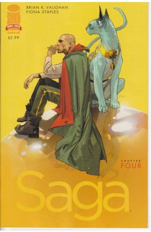 Saga (Image) 4 published by Image with cover art by Fiona Staples
