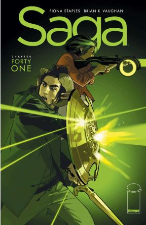 Saga (Image) 41A published by Image with cover art by Fiona Staples