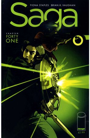 Saga (Image) 41 published by Image with cover art by Fiona Staples