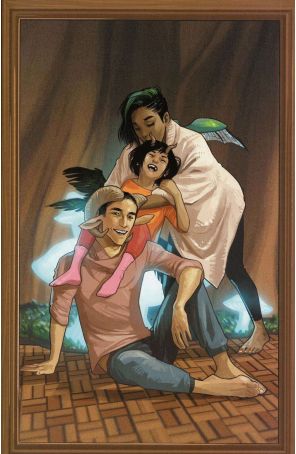 Saga (Image) 50A published by Image with cover art by Fiona Staples
