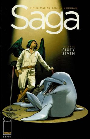 Saga (Image) 67 published by Image with cover art by Fiona Staples