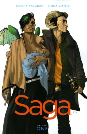 Saga (Image) TPB 1 (3rd) published by Image with cover art by Fiona Staples