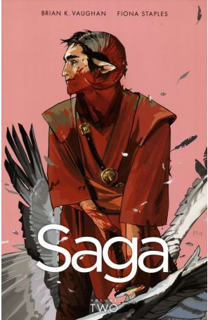Saga (Image) TPB 2 (2nd) published by Image with cover art by Fiona Staples