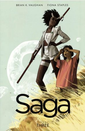 Saga (Image) TPB 3 (2nd) published by Image with cover art by Fiona Staples