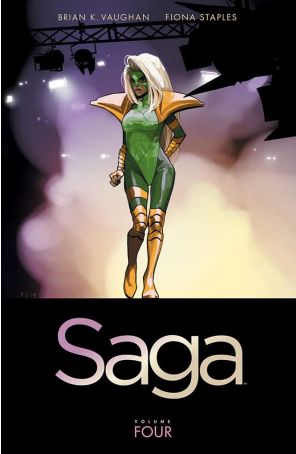 Saga (Image) TPB 4 (2nd) published by Image with cover art by Fiona Staples